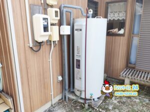 三重県鈴鹿市 電気温水器交換工事 三菱SRG-375G